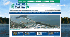 Desktop Screenshot of lakevuemarina.com